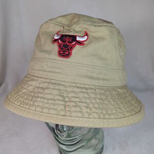 Mitchell & Ness Chicago Bulls Bucket Hat NBA Hardwood Classics Khaki Adult S/M